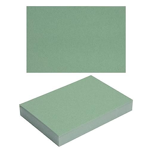 100 Pack SageGreen Cardstock Blank Heavy Cards Stock 92LB Thick Paper for Invitations Greeting Cards Making Postcards 4x6 inches