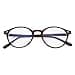Gleyemor Blue Light Glasses for Men Women Vintage Round Bluelight Blocking Computer Screen Protection Glasses Brown