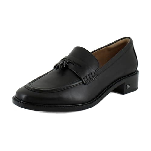 Sam Edelman Women's Denise Loafer Black Leather 8 Medium