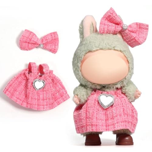 AICase for 17cm Doll ClothesOutfitClothes Set for 17cm2 Piece Set Premium Luxury Chic Dress Clothing Girls Stylish Accessories