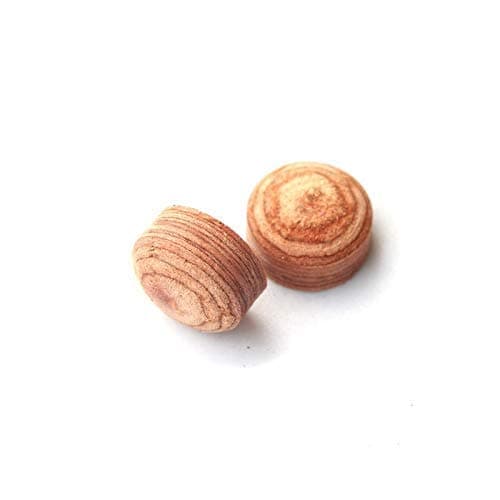 LGB tip for Snooker cue (Pack of 2 Pieces) Leather Orange