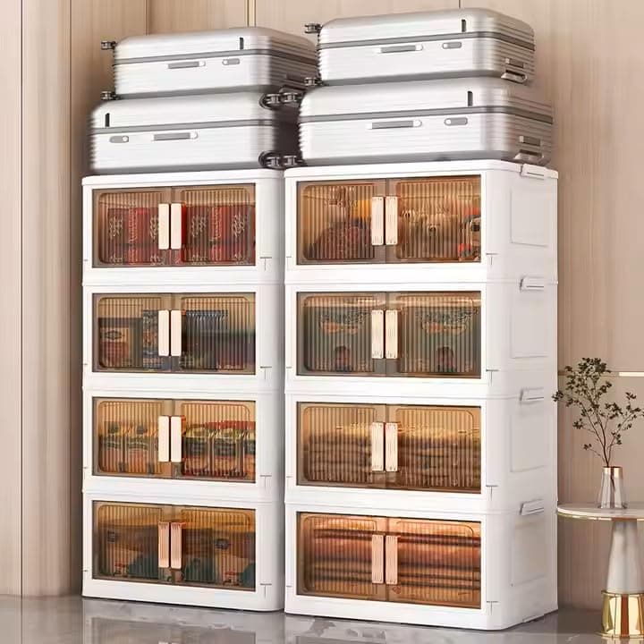 Zeus Plastic Foldable Cupboard for Clothes Storage, Wardrobe for Kitchen and Kids Room, L53xB29xH36c (5)