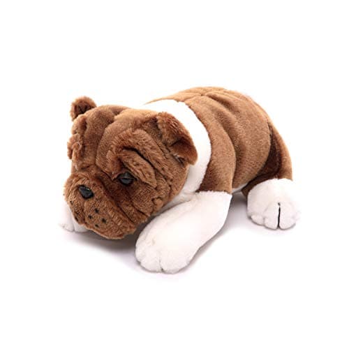Plushland Realistic Stuffed Animal Toys Puppy Dog Holiday Plush Figures for Kids Babies to Play with 10