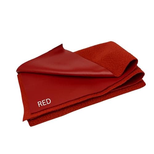 THE LITTLE LOOKERS Quick Dry Sheet Waterproof, Reusable for Baby - Red (Pack of 1)