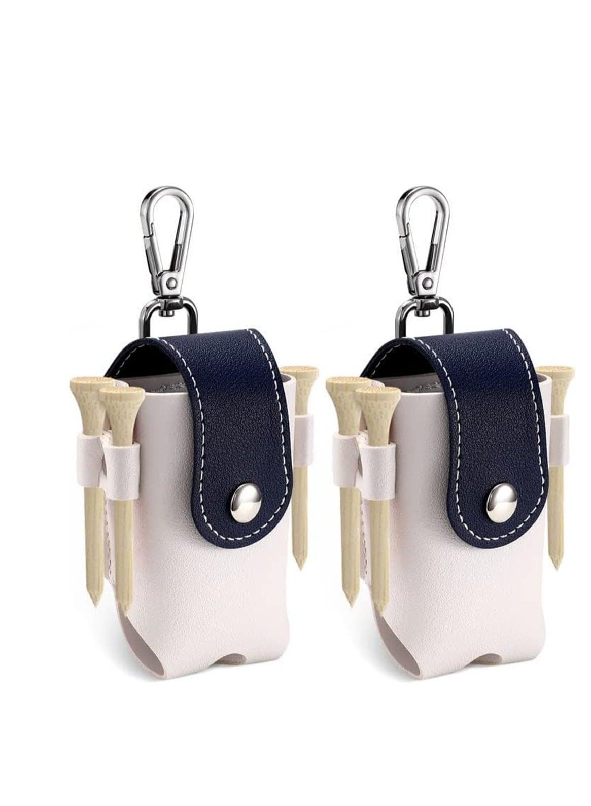 Golf Ball Waist Bag Lightweight Portable Utility Pouch with Clip Storage Pocket Tee Bag Sports Accessories for Golfer
