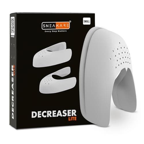 SNEAKARE DECREASER Lite Small Shoe Crease Protector for Men's Shoes - Shoe Crease Preventer for Sneakers - Anti Wrinkle Guard - (UK2 to UK6.5) - 1 Pair