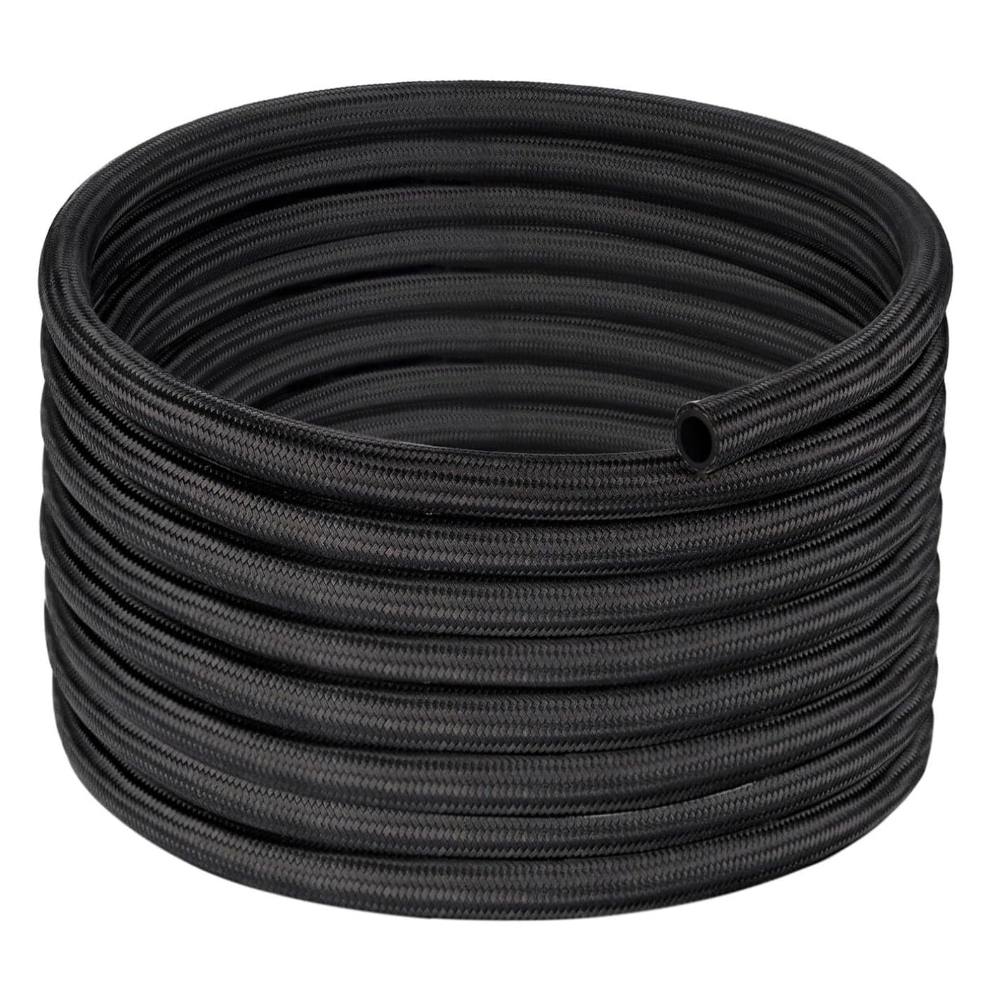 EVIL ENERGY 4AN Fuel Line AN4 Braided Fuel Hose Nylon CPE 10FT Black