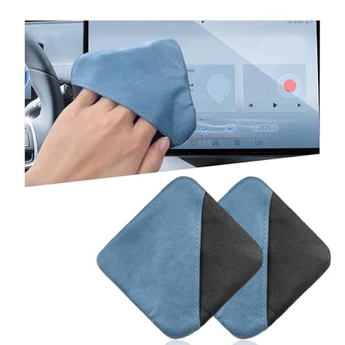 Ohleats Car Screen Cleaner Microfiber Auto Screen Cleaning Pad Foldable Touch Screen Cleaner Cloth for Vehicle Dashboard LCD Display Car Cleaning Kits