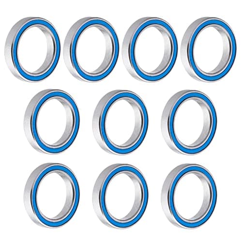 Hobbyfire High Performance Professional RC Ball Bearings 10pcs for Traxxas Arrma Axial HPI Team Associated Losi Redcat Racing RC Cars Trucks Models 15x21x4mm
