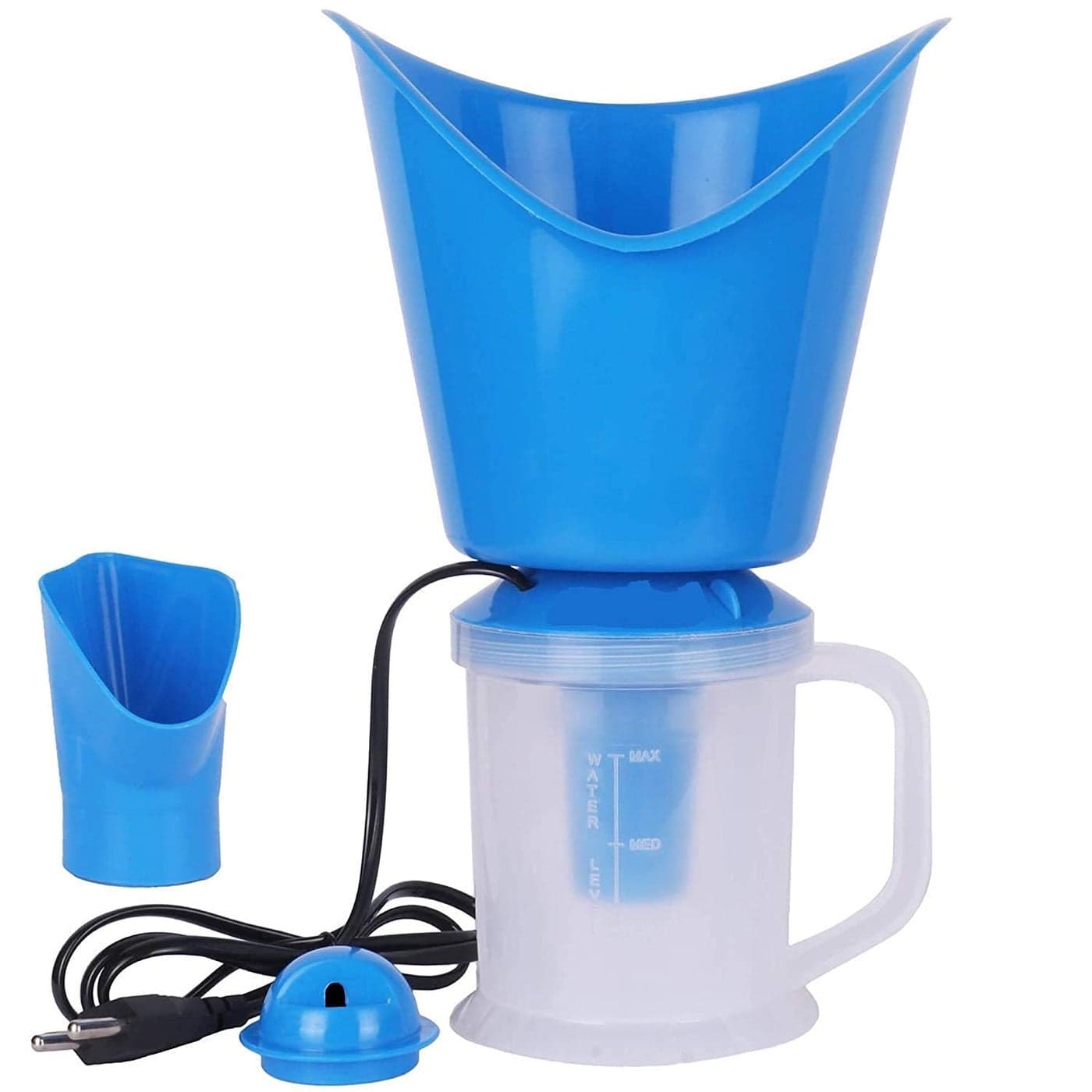 KB SALES KBSALES Face Nose Cough Steamer 3 in 1 Plastic Steam Vaporizer Nozzle Inhaler Facial Sauna Facial Steamer Machine for Adults and Kids Multi color