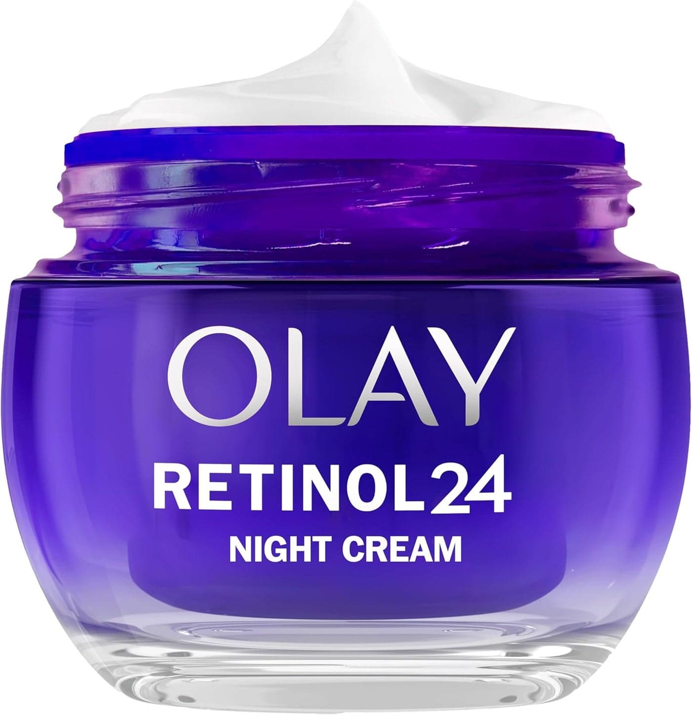 Olay Retinol 24 Night Cream Face Moisturiser AntiAging Skincare with Antioxidant Vitamin E Overnight Face Cream that Smooths Renews and Hydrates 50ml
