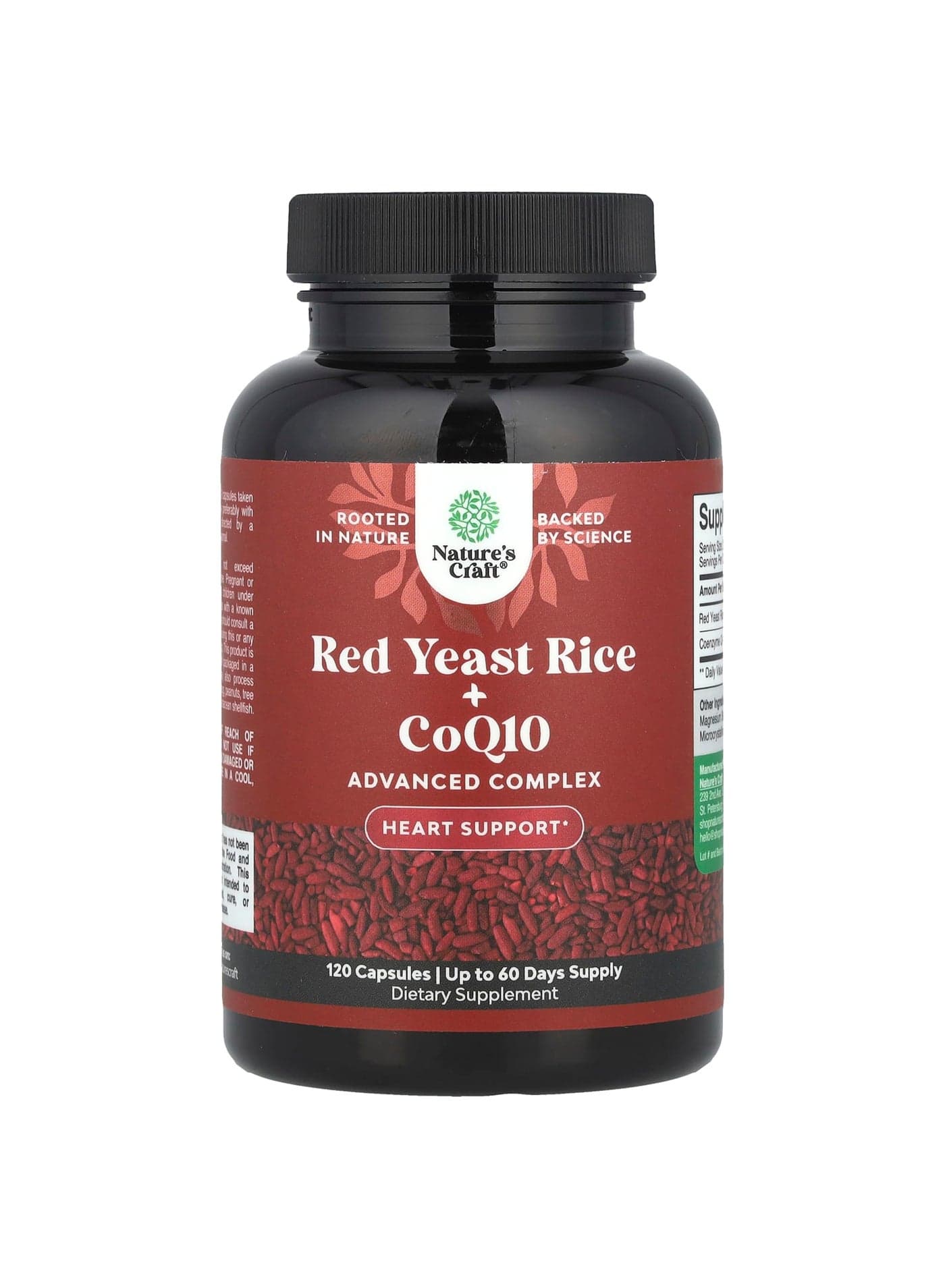 Red Yeast Rice + CoQ10, 120 Capsules