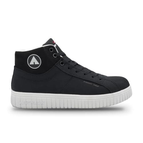 Airwalk Mens Deuce Mid Comp Toe EH SR White/Black 10.5 Medium