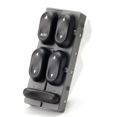 Power Window Switch Driver Side for 1999-2001 Ford F250 F350 Super Duty Expedition Excursion Navigator,1996-1999 Taurus Mercury Sable,2002 Blackwood Front Left Master Window Control Button XL1Z14529BA