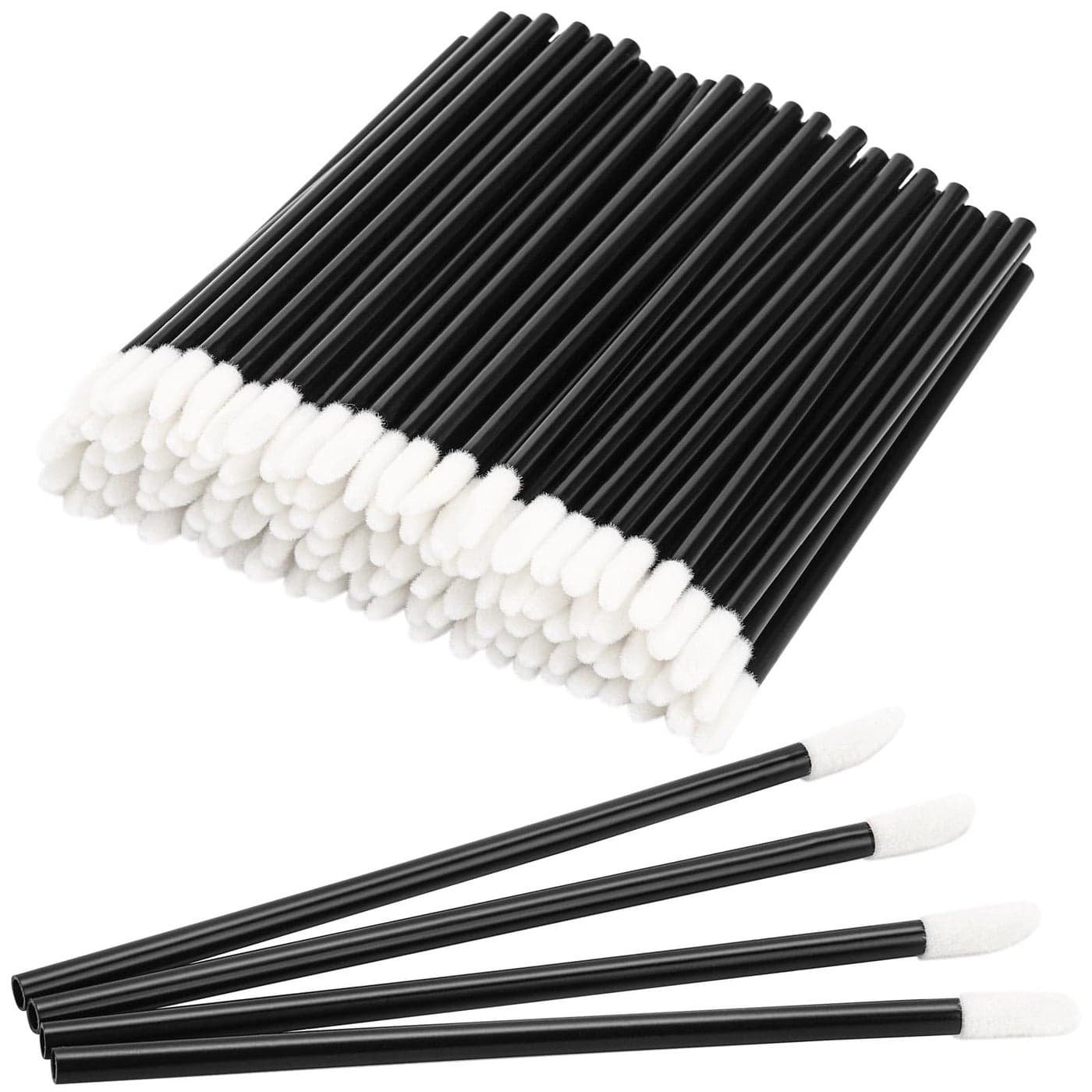 300 Piece Disposable Lip Wands Lip Brushes Lipstick Gloss Applicators Lint Free Makeup Applicator Brush Beauty Tool