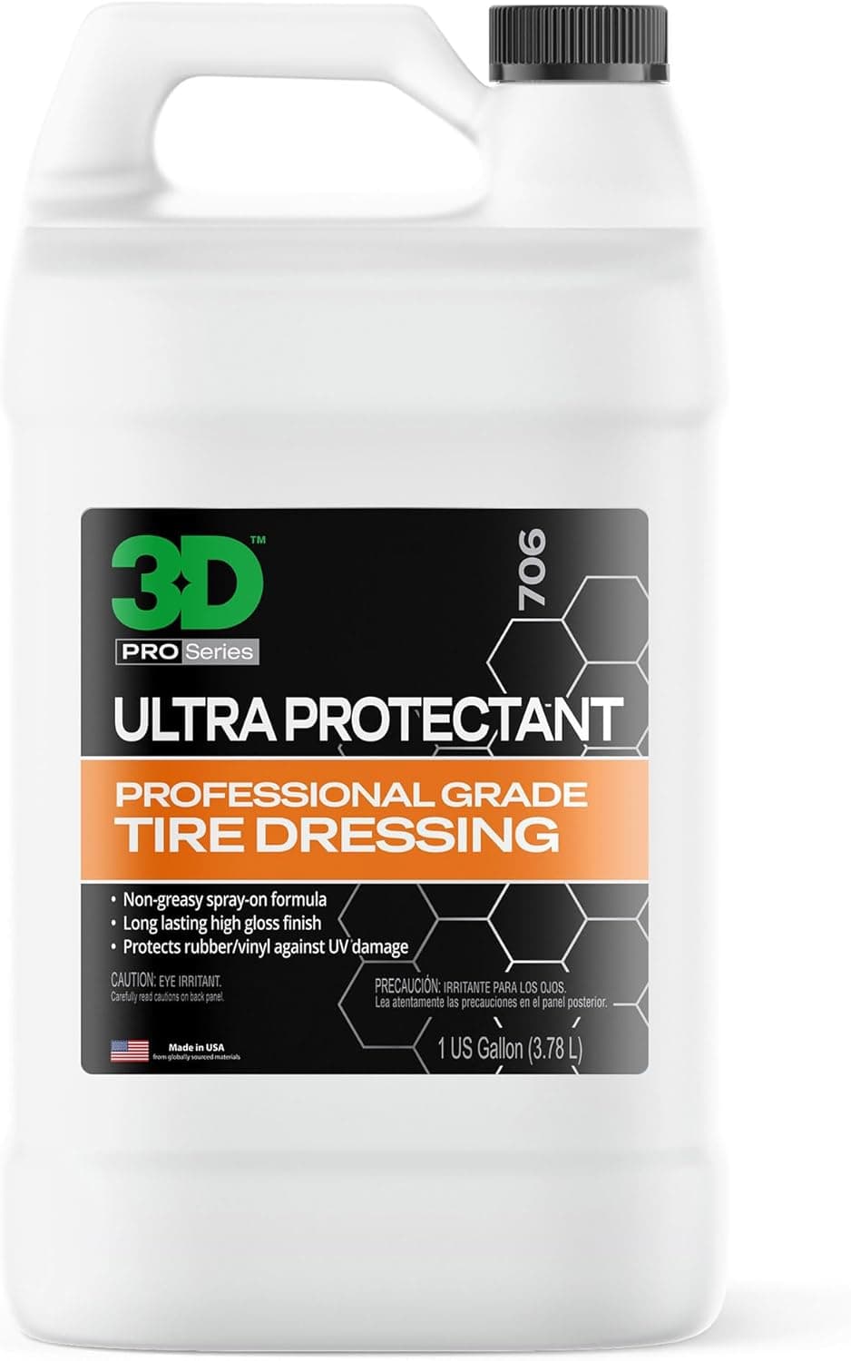 3D Ultra Protectant Professional Grade Tire Dressing - 1 Gallon
