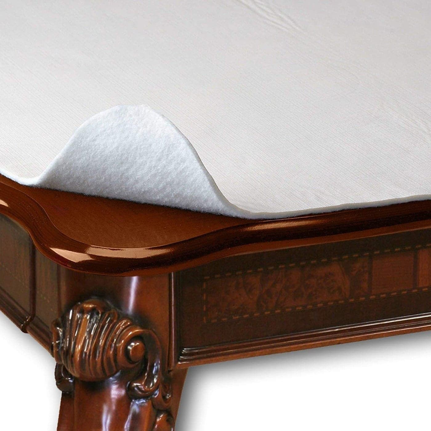 HomeCrate Premium Cushioned Heavy Duty Vinyl Table Pad with Flannel Backing 52 x 108