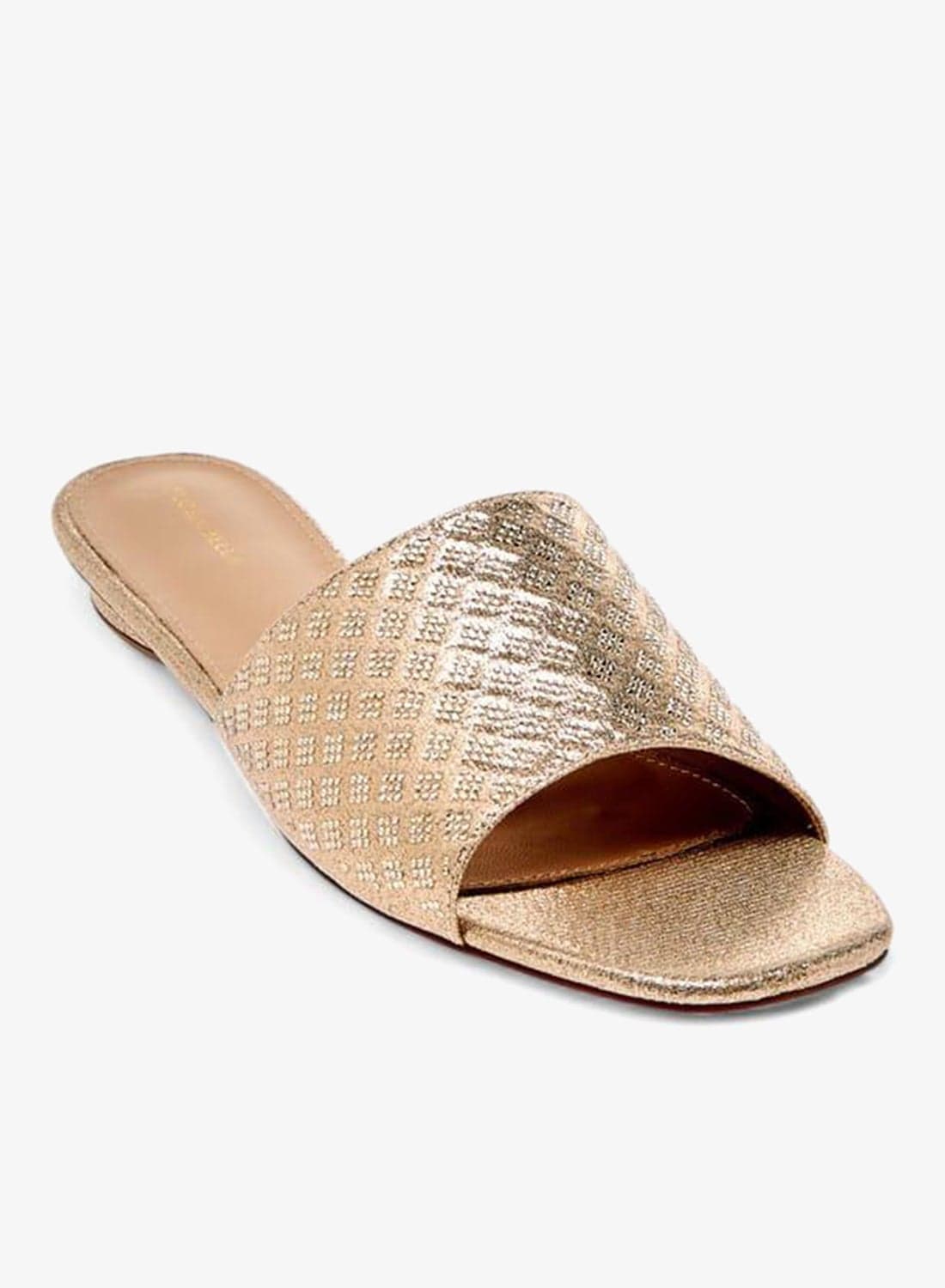 Women Embellished Slip-On Flat Sandals