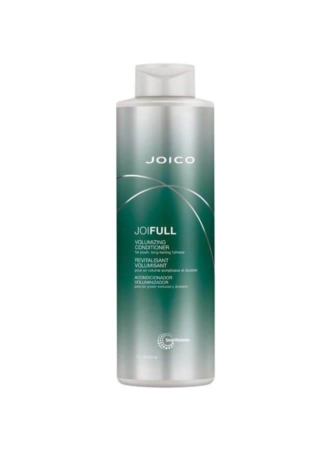 JoiFULL Volumizing Conditioner | For Fine, Thin Hair | Add Instant Body | Long-Lasting Fullness | For Thicker Bouncier Hair | Boost Shine | With Lotus Flower & Bamboo Extract | 33.8 Fl Oz