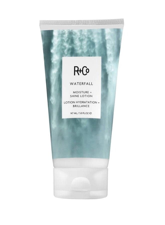 Waterfall Moisture and Shine Lotion | Lightweight Hair Hydration + Softness | Vegan + Cruelty-Free | 5 Fl Oz