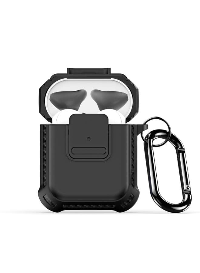 Case Cover For AirPods 2 / 1 DUX DUCIS PECG Series Earbuds Box Protective Case Black