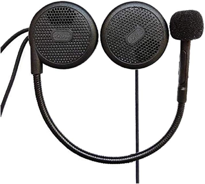 QSPORTPEAK L1M Motorcycle Helmet Bluetooth Headset with Built-in Mic - Waterproof Intercom for Riding Communication