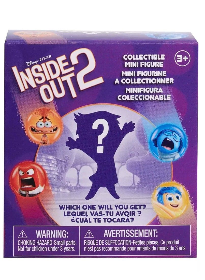 Inside Out 2 Blind Collectible Figures 3.2inch - 1 Piece Only, Character May Vary