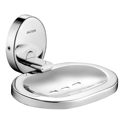 ALTON BTA30120, Stainless Steel, Soap Dish Holder Wall Mounted | Soap Holder for Bathroom | Soap Stand for Wash Basin | Soap Case | Bathroom Accessories (Chrome)
