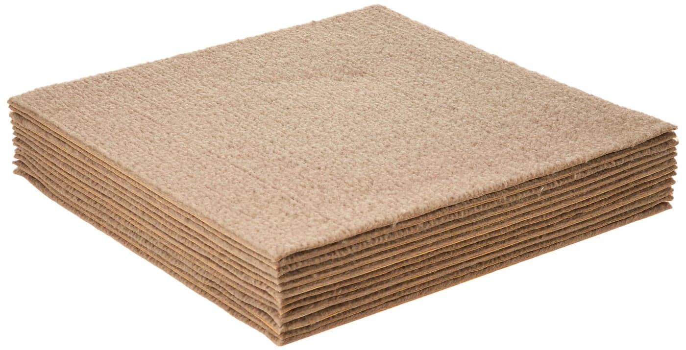 Nexus Self Adhesive 12Inch Carpet Floor Tiles 12 Tiles 12 x 12 Tan Peel Stick DIY Flooring for Kitchen Dining Room Bedrooms Bathrooms by Achim Home Decor