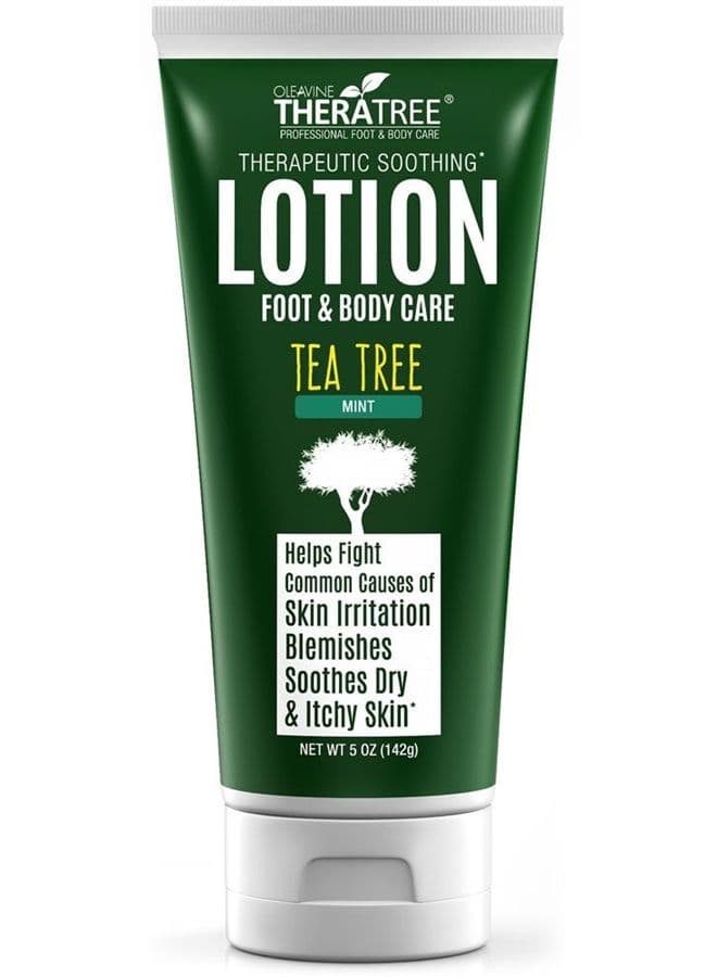 Tea Tree Oil Lotion with Neem Oil for Foot & Body - Helps Soothe Skin Irritation and Fight Body Odor TheraTree