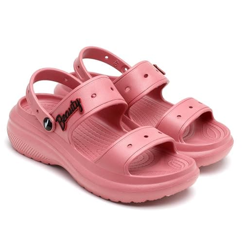ASIAN Women's Casual Daily Used Clogs Sandal with Ultra Soft Home Clogs for Women's & Girl's Mauve,UK 7