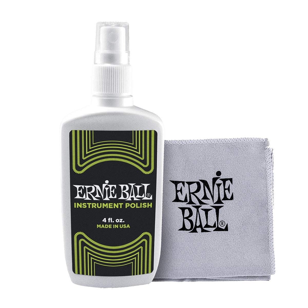 Ernie Ball Instrument Polish with Microfiber Polish Cloth (P04222)
