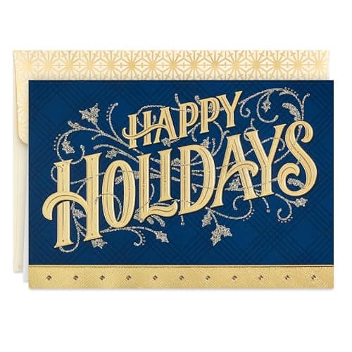 Hallmark Boxed Holiday Cards Every Happiness 16 Christmas Cards and 17 Envelopes