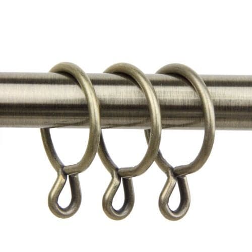 Rod Desyne 138 inch Curtain Rings Antique Brass