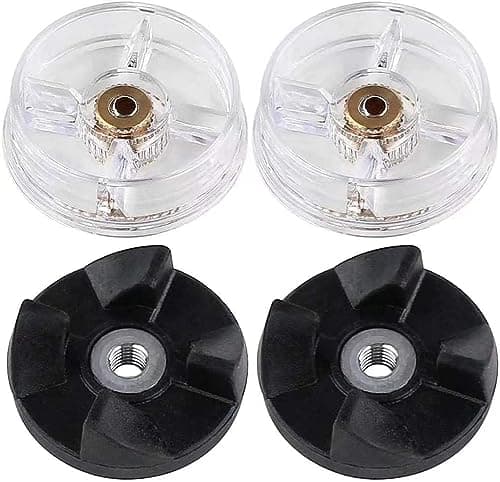 Blender Replacement Part Base Gear and Blade Gear Compatible with Magic Bullet MB1001 250W Blenders4pcs