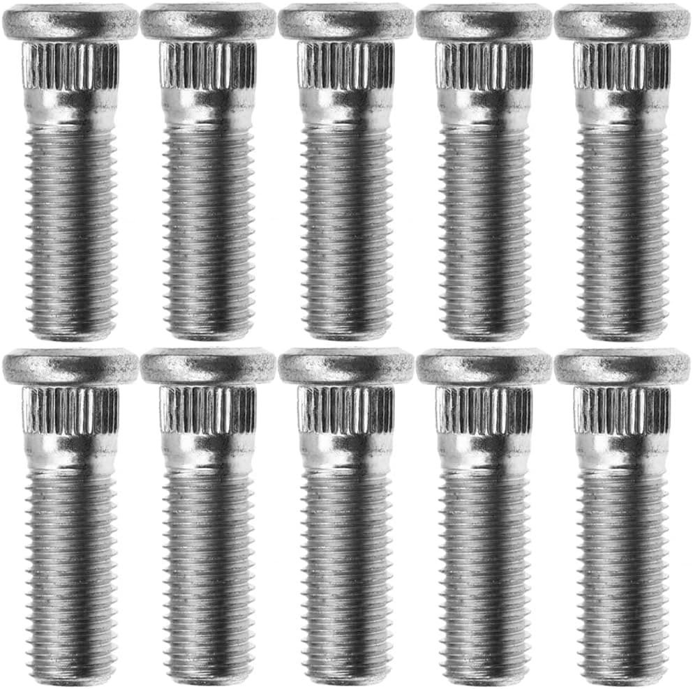 Mysttoo 10PCS M12x1.5 Wheel Studs Lug Stud Bolt for Honda Acura Models