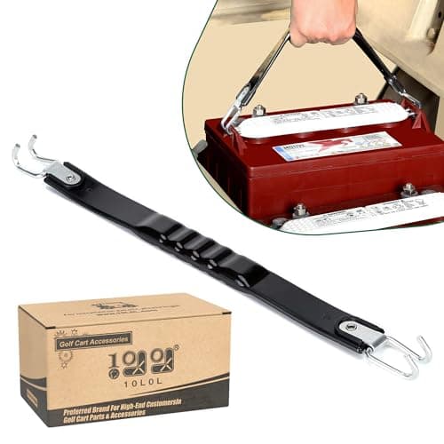10L0L Golf Cart Battery Lifting Strap Works for Trojan Deep Cell Batteries, Universal Deep Cell Battery Carrier Strap for Yamaha, Club Car and EZGO Golf Carts (1 Piece)
