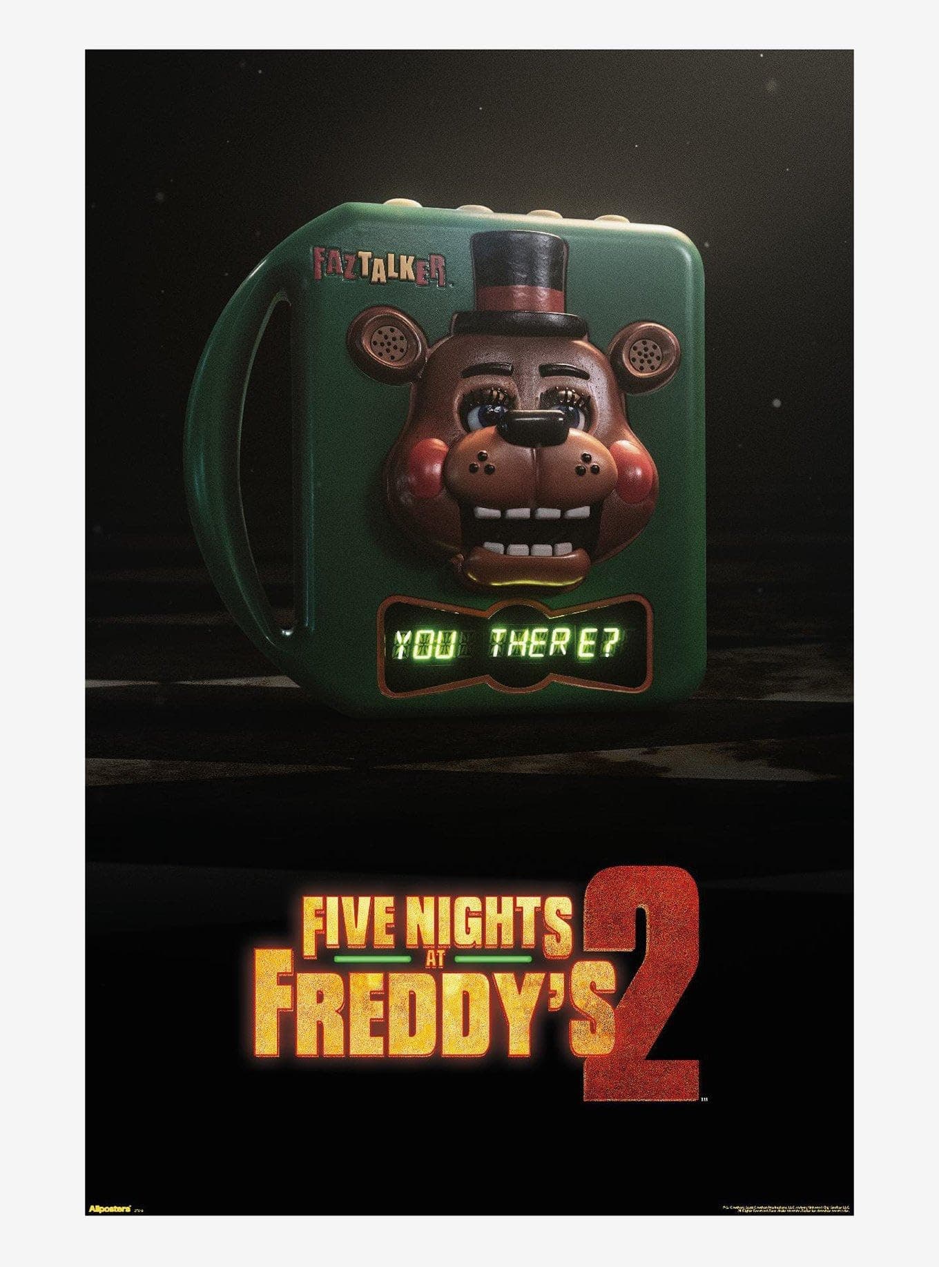 Five Nights at Freddy's Movie 2 (2025) - Teaser One Sheet Wall Poster, 34L" x 22.4W", Unframed Version