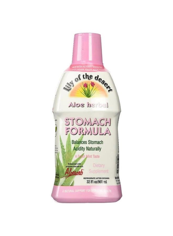 Lily Of The Desert Aloe Herbal Stomach Formula Mint, 946 Ml