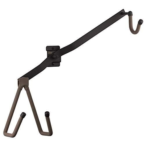 String Swing Horizontal Electric Guitar Holder for Normal or Headless Solid, Hollow and Semi-Hollow Bodied Guitars Wall Mount. Up to 15lbs (BCC151-N-FW)
