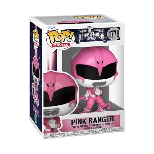 Funko Pop Movies Mighty Morphin Power Rangers The Movie Pink Ranger Power Rangers Movie Collectable Vinyl Figure Gift Idea Official Merchandise Toys for Kids Adults
