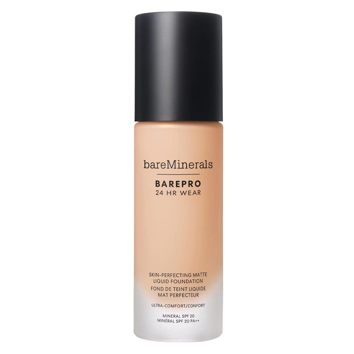 bareminerals Barepro 24HR Wear Matte Liquid Foundation Mineral SPF 20 Full Coverage Foundation Makeup for Mature Skin OilFree Vegan