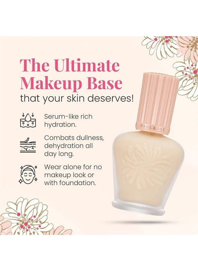 Moisturizing Foundation, Primer S, 03 Clear - Superior Hydration for Dry Skin - Balanced Moisture Retention for Oily Skin -1.0 fl oz