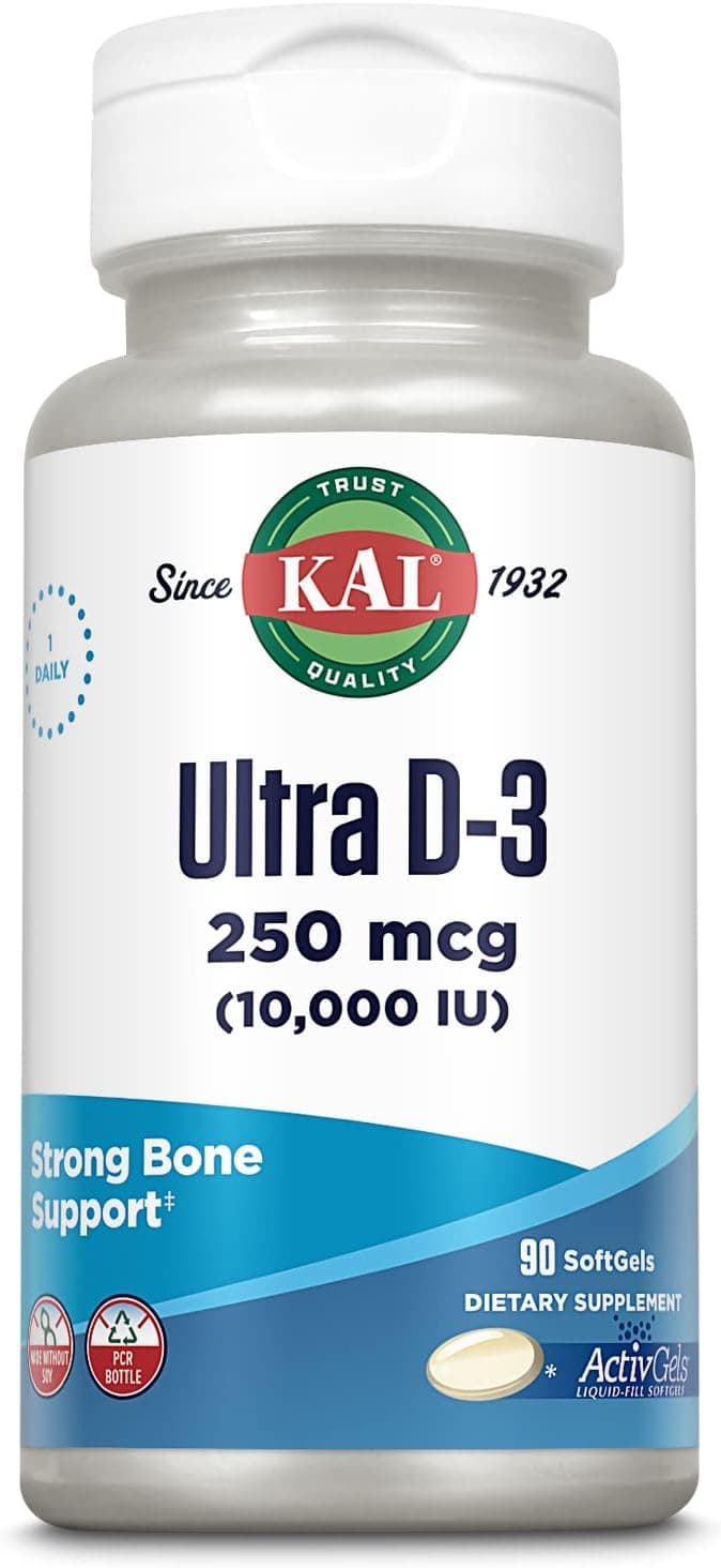 Ultra D-3 SoftGels 250 mcg for Strong Bone Support