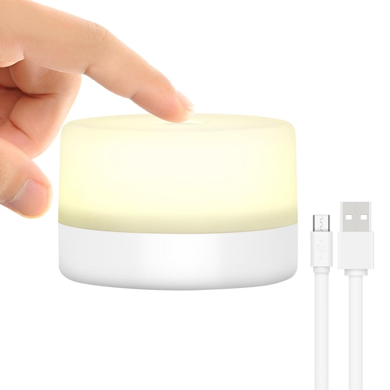 Bedside Lamp Dimmable Touch Tap Light Novelty Light Kids Children Adult LED Nightlight Table Desk Atmosphere Decorative Mood Light Lamp Bedroom Living Room Baby Nursery Night Light