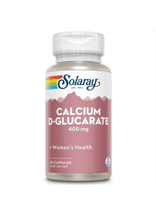 Solaray Calcium D-Glucarate, Capsule (Btl-Plastic) 400mg | 60ct