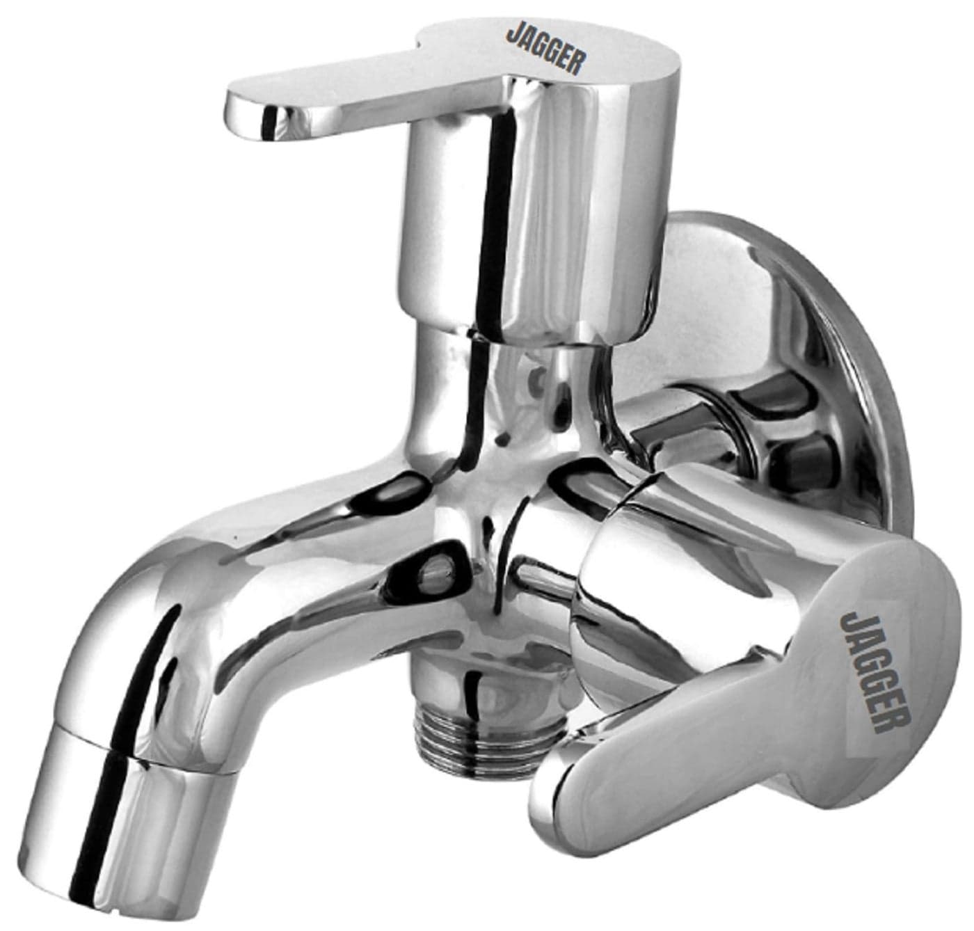 JAGGER JAG285 Brass 2 in 1 Bib Cock Tap/ 2 Way Taps for Bathroom (Mark)
