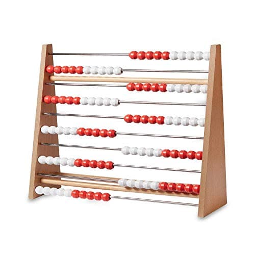hand2mind 100Bead Wood Teacher Demonstration Rekenrek Math Counting Frame Ages 4