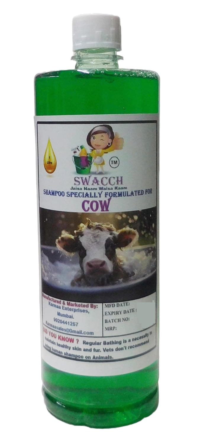 Swacch Shampoo Specially Formulated for Cow 1 Litre Neem Alovera