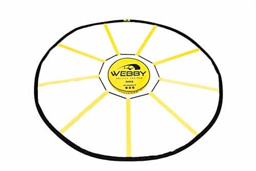 Webby MINI Agility Trainer – Circle Speed and Agility Ladder for High Intensity Footwork Drills and Skills – A Circular Piece of Training Equipment that Changes The Way You Move…